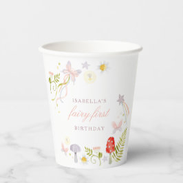 Floresta Aquarela Greenerescência Fada Primeiro An