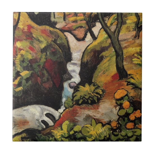 Floresta Brook por August Macke Expressionismo Vin (Frente)