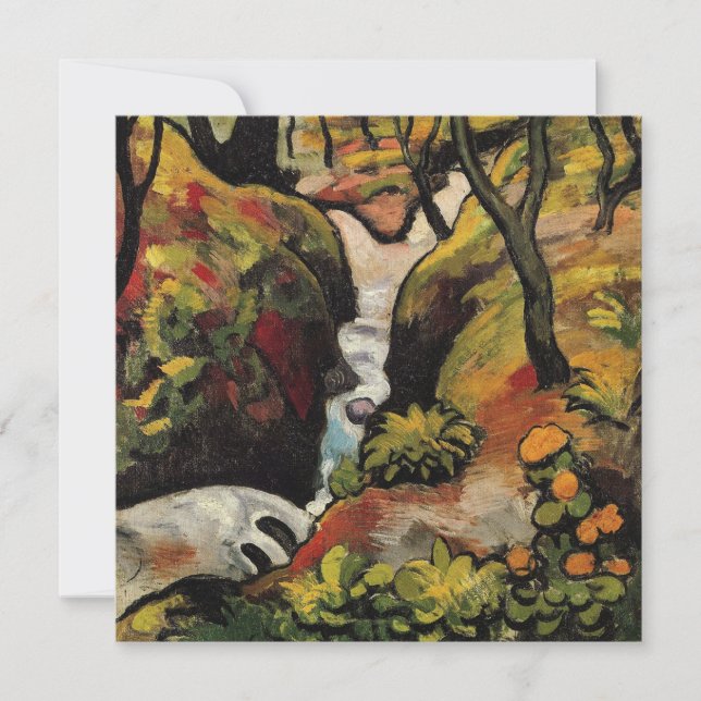 Floresta Brook por August Macke Expressionismo Vin (Frente)