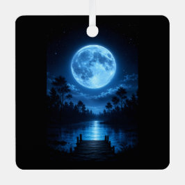 Floresta Celestial Iluminada pela Lua Estética Ref