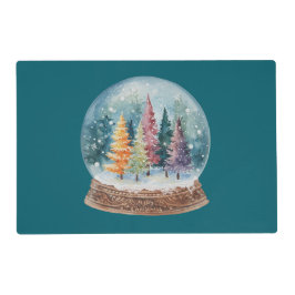Floresta Colorida de Natal da Bola de Neve