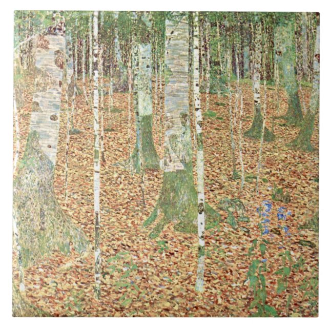 Floresta de Bétulas por Gustav Klimt (Frente)