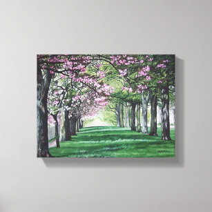 Floresta de cereja, Edimburgo, canvas de Pola.B.Al