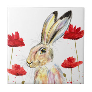 Floresta de Coelhos Coelhos Coelhos com Aquarela A