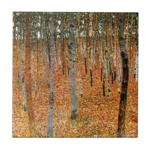 Floresta de faia por Gustav Klimt (Frente)