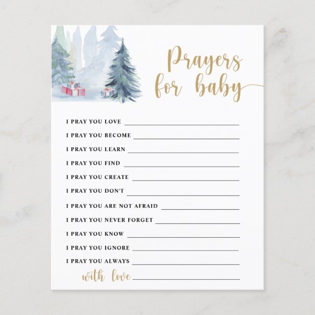 Floresta de inverno - Jogo do Partido | oração par (Frente)