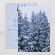 Floresta de inverno mágico - natal