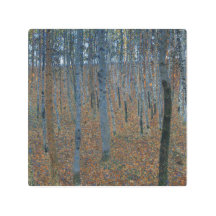 Floresta de Madeira Art Gustav Klimt-Beech Grove