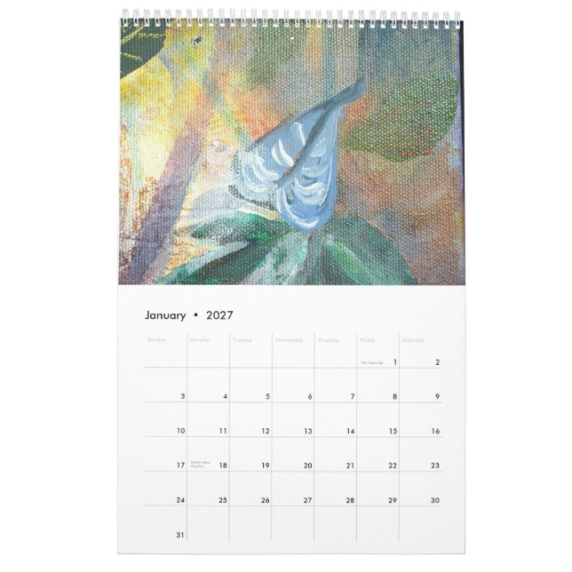 Floresta do calendário da vida, vista em torno da (Jan 2027)