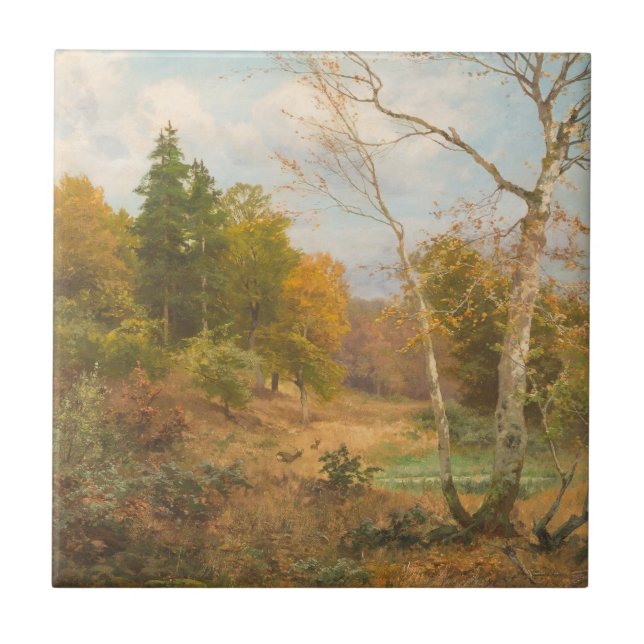 Floresta do outono - Heinrich Böhmer (Frente)