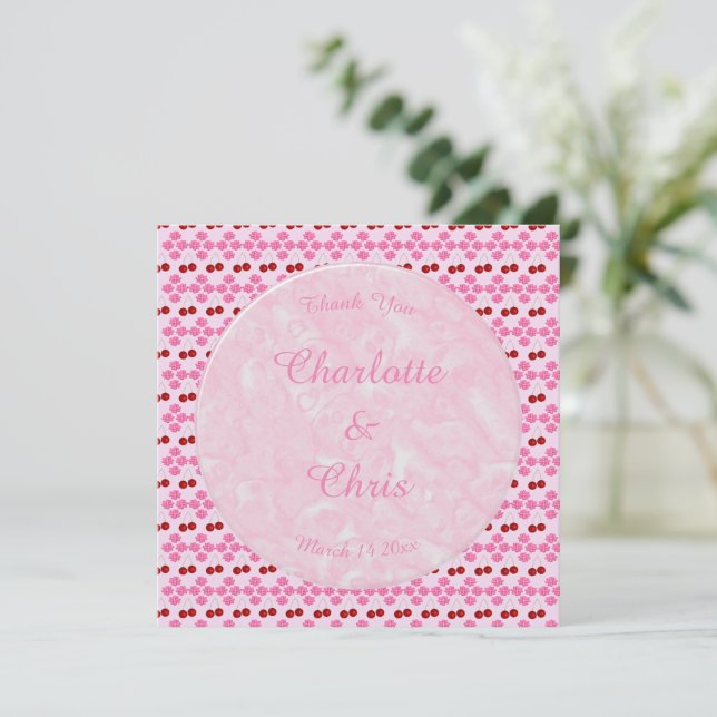 Floresta e cerejas de primavera cor-de-rosa (Em pé/Frente)