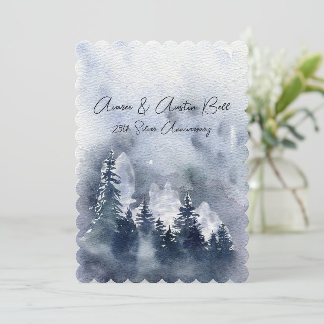 Floresta e Montanha do Marinho do Casamento 25 (Em pé/Frente)