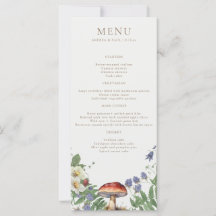 Floresta Elegante | Menu de Casamento na Floresta