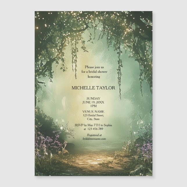 Floresta Encantada de Contos de Fadas Elegante Noi (Frente)