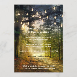 Floresta Encantada Seu Cartão de Foto Festa de Pós