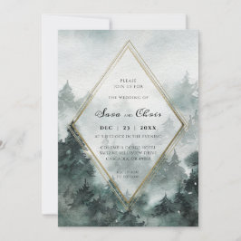 Floresta Florestal | Convite De Casamento Por Aqua