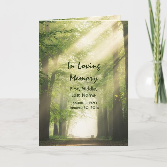 Floresta Florestal Personalizada do Programa Funer (Frente)