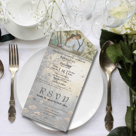 Floresta Gótica Escura Foto de Fundo Floral