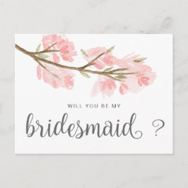 Floresta Mágica | Cartão postal Bridesmaid