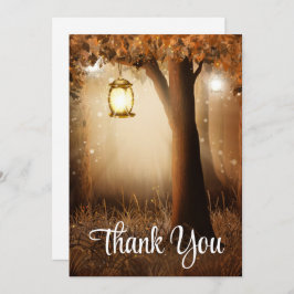 Floresta Mágica com Cartões de agradecimentos de L