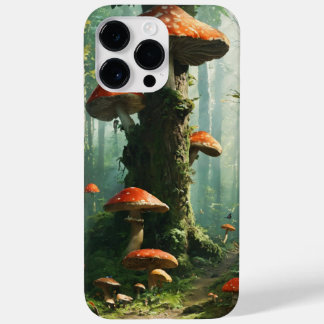floresta mágica, mosca-agaric, floresta de fadas,