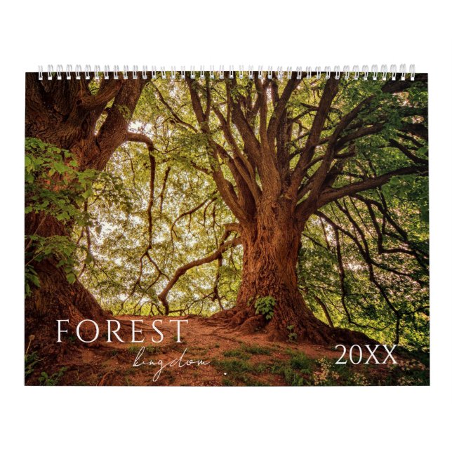 Floresta Paisagem Quatro Temporadas Calendário (Capa)