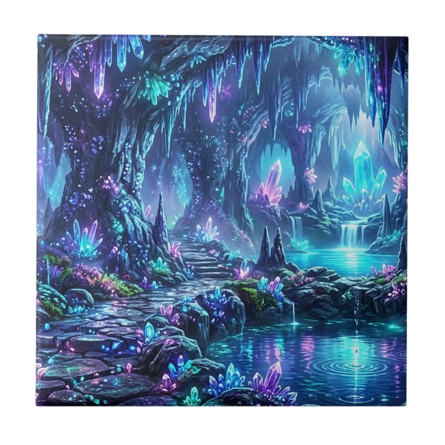 Floresta Radiante com Lago (Frente)