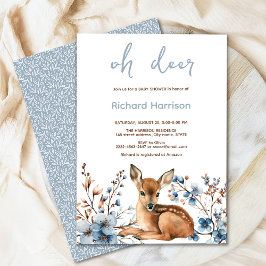 Floresta russa Oh deer belo convite para chás de f