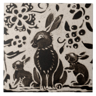 Floresta Tan animal Brown da faiança do Batik do