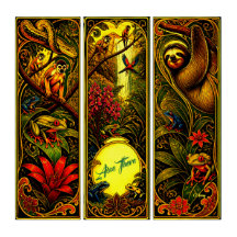 Floresta Tropical Calmante - Força 3-36x12 cada