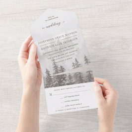 Floresta Verde-d'Água no Casamento de Beige da Cin