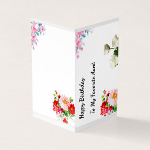 Florestas de aniversário para tia favorita 