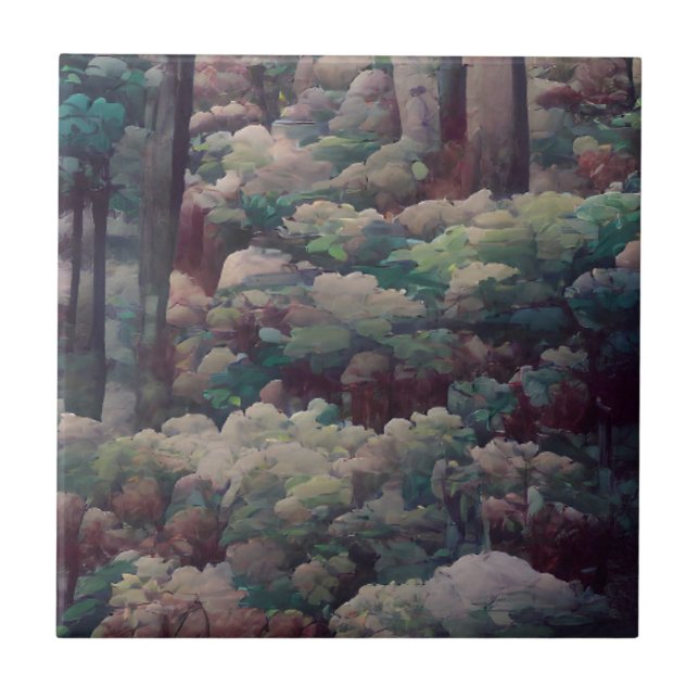 Florestas de arte-sombra verde e marrom (Frente)