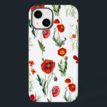 Florestas de Cópias de Água Vermelha<br><div class="desc">Um belo padrão vermelho de aquarelas. Um design floral vermelho com aquarela e flores de papoila e seu verde-verde. Um design ideal para quem adora flores silvestres,  flores vermelhas,  ilustrações de papoila aquática etc.</div>
