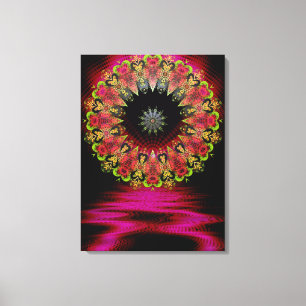 Floretiana Psychedelic Love Art Canvas