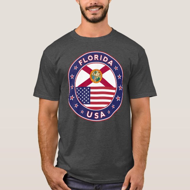Flórida, camiseta da Flórida, adesivo da Flórida (Frente)