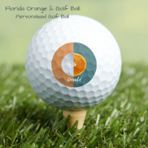 Flórida Laranja Golf Ball
