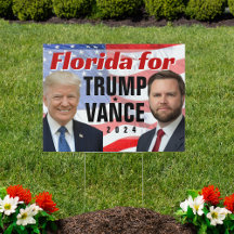 Flórida para Trump Vance 2024 Photo American Flag