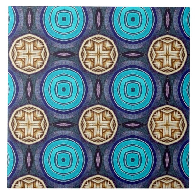 Florillas Abstrato - Azulejo de Muro Padrão (Frente)