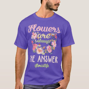 Florista Engraçado Camisa Floral Florista