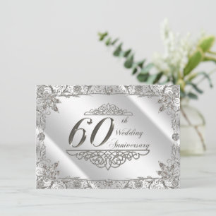 Flourish Convite de Aniversário de Casamento de Di