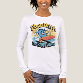 Flow With The Happy Waves Retro Surf Vibes Women's
