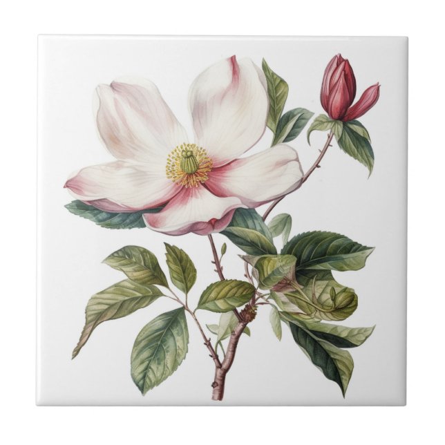 Flower Ceramic Tile (Frente)