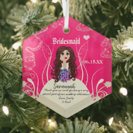 Flower Girl ou Bridesmaid Weding Keepsasael