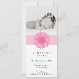 Flower Headband (Banda de Flor), Anúncio de Nascim