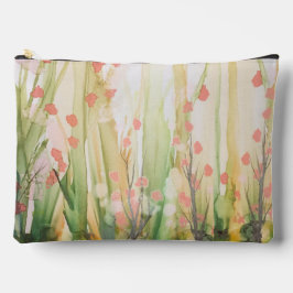 Flower in the Forest Print Cosmetic Bag