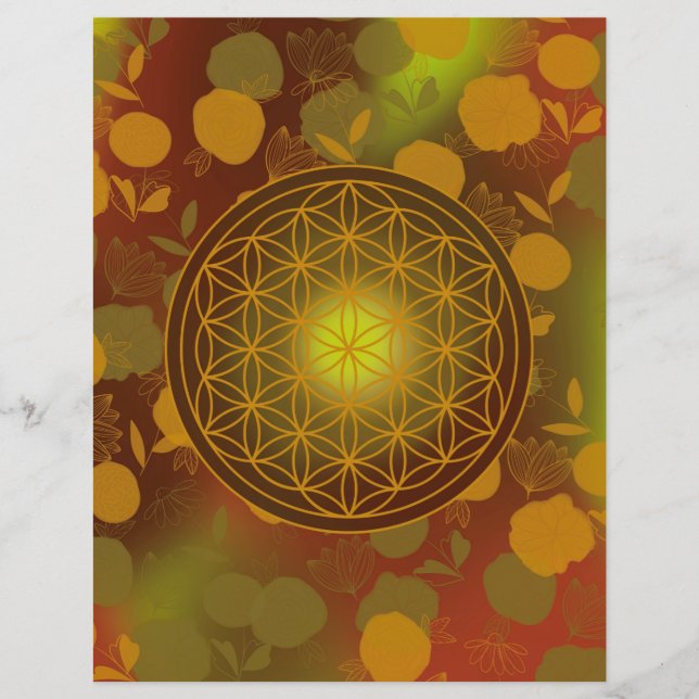 flower of life, chakra,zen,sacred geometric, (Frente)