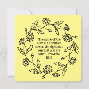 Flower Swirl Floral Wreath Vazio religioso