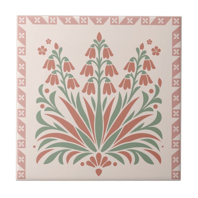 Flowering Yucca - Southwest Folk Pattern (Frente)