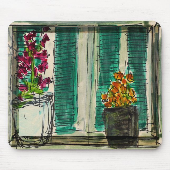 Flowerpots Mousepad (Frente)